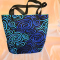 Basic Tote: African Blue Swirl