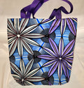Basic Tote: African Purple Gray Spike Flowers