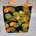 Basic Tote: African Gold Green Tadpole