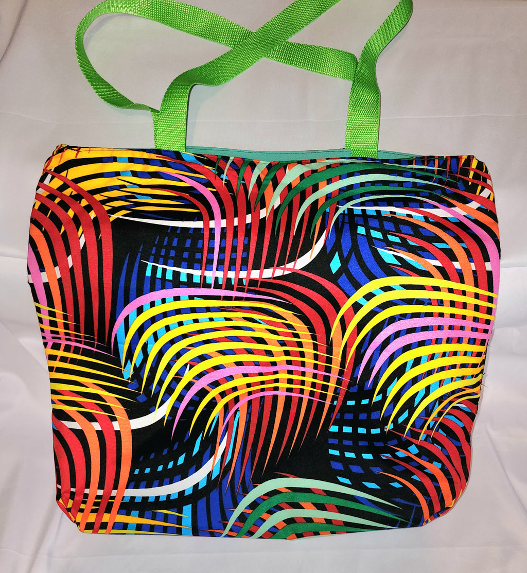 Basic Tote: African Rainbow