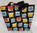 Tote bag with Pokemon  pattern on a white background