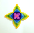 Mandala rainbow cross