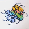 Colorful abstract design on a white background