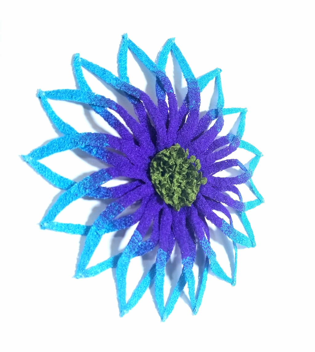 Twisted Flower Blue