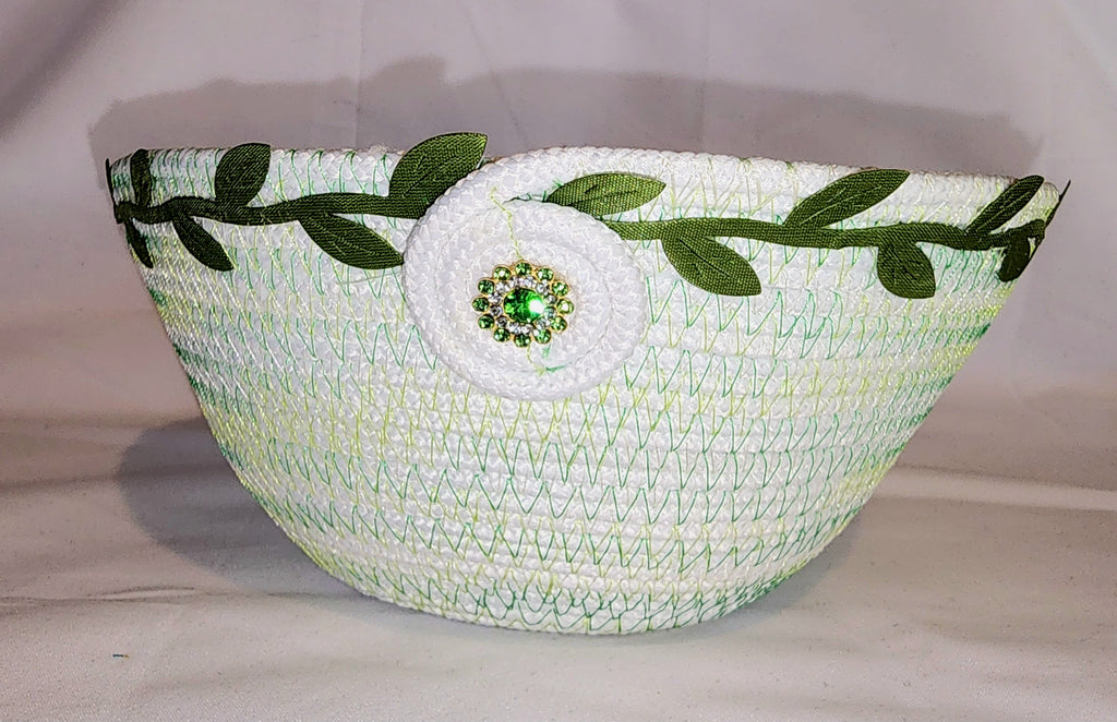 Rope Bowl: White Ivy