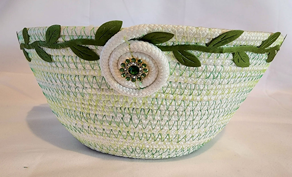 Rope Bowl: White Ivy