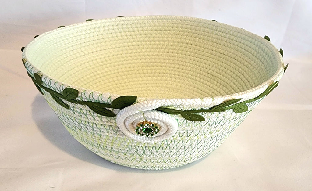 Rope Bowl: White Ivy