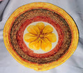 Rope Bowl: Wide Bowl, Autumn, Flower Base. Coiled Rope, Home Decor